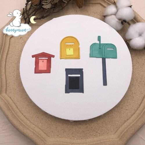 Bunnymoon Mailbox Metal Cutting Dies Embossing Scrapbooking Stencil Craft Cut Dies For DIY Card Crafts Handmade