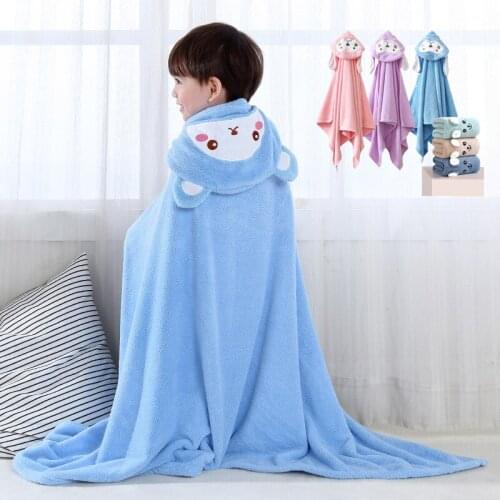Baby blanket Baby Robe Cartoon Hoodies Girl Boys Good Quality Bath Towels Kids Soft Bathrobe Baby Bath Poncho Spa Bathrobe