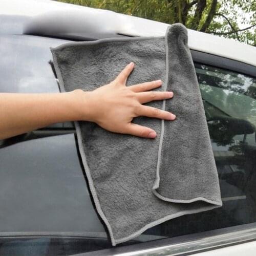 Dual-Sided Auto Detailing Towels Dry Wet Amphibious Car Wash Towel Window Glass Cleaning Cloth Duster Rag