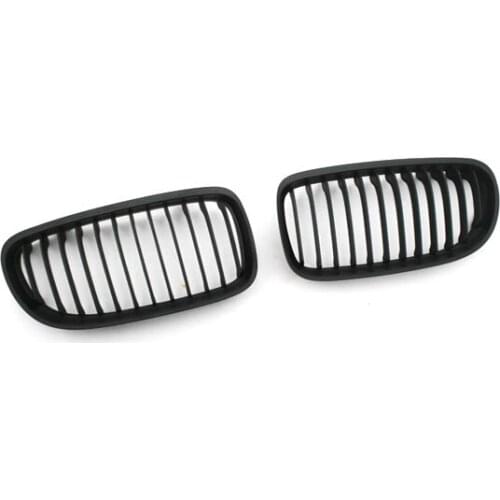 Euro Style Matte Black Front Grille for BMW E90 09-11 facelift 3 Series