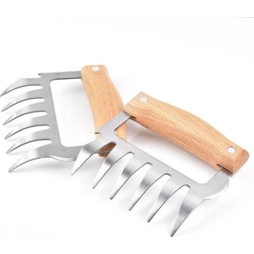 Multifunction Meat Shredder Barbecue Fork Bear Claw Meat Separator Food Fork Meat Slicer BBQ Grill Meat Handler Kitchen Tools