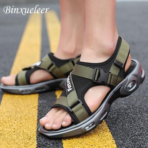 Men Summer Sport Sandals Open Toe Shoes Beach Super Breathable Sandals Men Air Cushion Shoes New