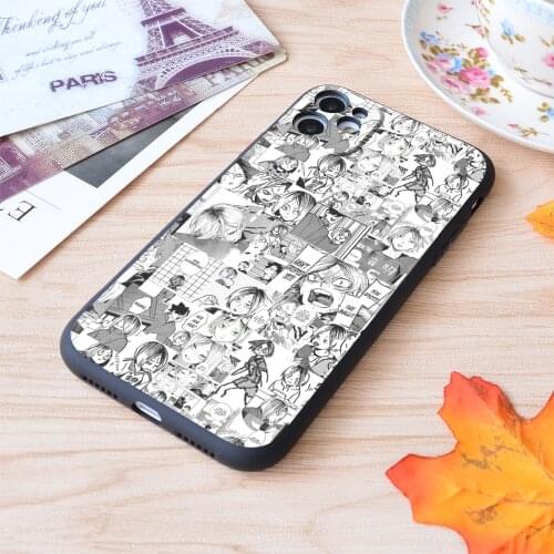 For iPhone Kenma Kozume Manga Collage Print Soft Matt Apple iPhone Case