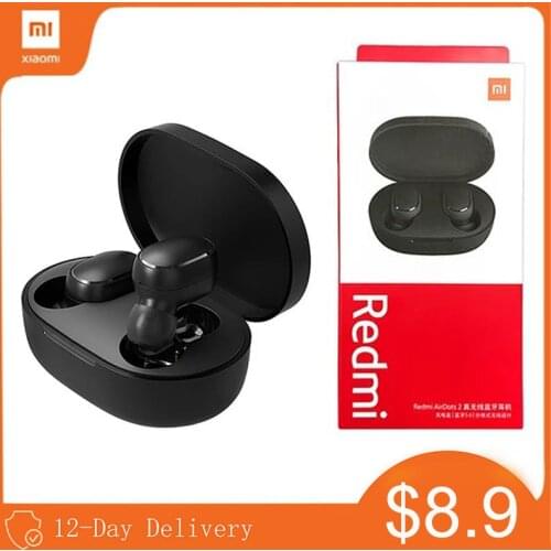 Xiaomi Redmi Airdots s Original Xiaomi Airdots 2 with Bluetooth 5.0 for Gaming Headset Wireless Earbuds with Mic Voice Control