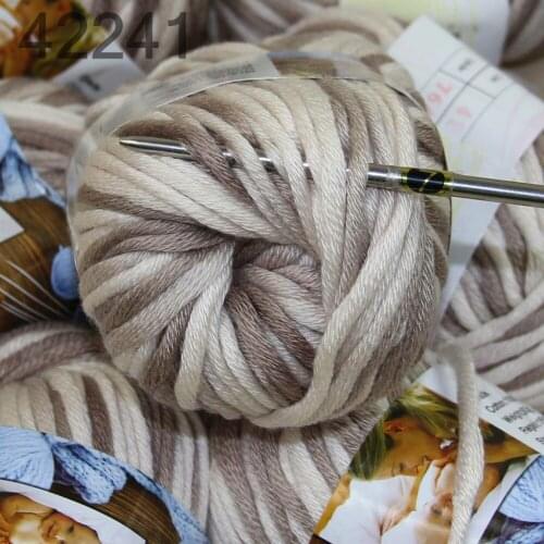LOT Color optional 1 BallsX50g Special Thick Worsted 100% Cotton Knitting Yarn 422-41