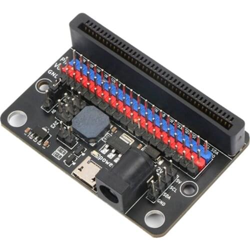 Expansion Board for Micro:Bit GPIO Expansion Python IO:Bit 5V with on Board Passive Buzzer