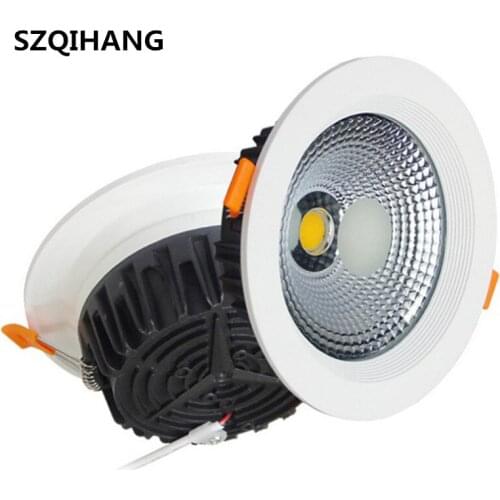Dimmable LED Recessed Downlight 7W 10W 15W 20W 24W Spot LED Ceiling Down Light 110V 220V 230V COB LED Downlight