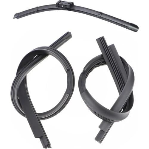 Wiper Blade Refill Replacement Rubber 24+21+14 Inch For Skoda Kodiaq 2016 2017 2018 2019 2020 2021 Front Rear Window Accessories