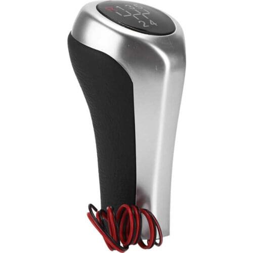 Gear Shift Collars car styling 5 Speed Gear Shift Knob Lever with Light Replacement for 1 3 5 6 7 Series X1 X3 Z4 Z5 M3 gear