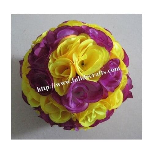 SPR 20cm wedding kissing flower ball mix color plastic weddings backdrop decoration party home decorative flowers Free shipping
