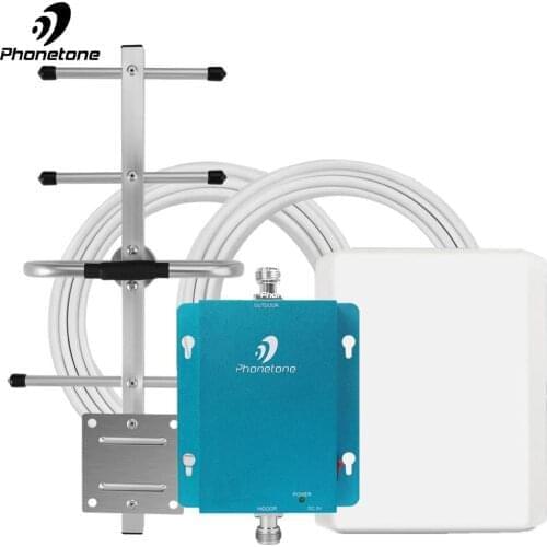 GSM 3G Cell Phone Signal Booster for Home & Office - 850MHz Band 5 Cellular Repeater & Directional Antennas Boost Voice, 3G Data