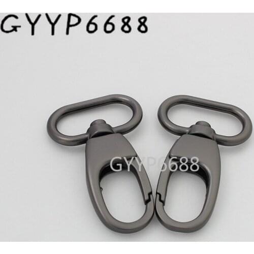 10-30-100pcs matte gun black color 53*25mm swivel trigger clasp for outdoor backpack snap hook clasp buckles purse parts