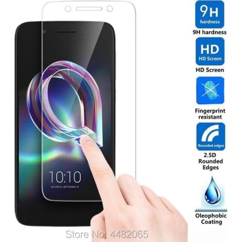 10pcs For Alcatel Idol 5 Tempered Glass Safety Cover Protective Film 9H LCD Screen Protector For Alcatel Idol 5 Protection Guard