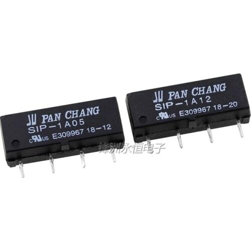 2PCS/Lot Reed Switch Relay SIP-1A05 SIP-1A12 SIP-1A24 5V/12/24VDC 4PIN