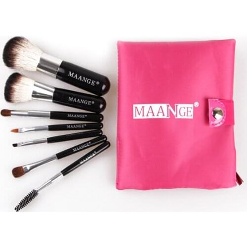 7pc Makeup Brush Set Eyeshadow Eyelash Lipstick Foundation Makeup Tool Blending Brush