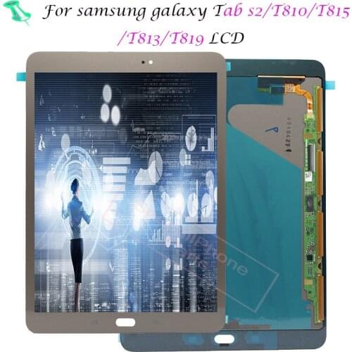 9.7 Inch for Samsung GALAXY Tab S2 T810 T815 T813N T819N LCD Display Touch Screen Digitizer Sensors Assembly Panel Replacement