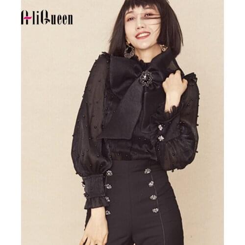 Блузки на пуговицах AliQueen China At AliExpress