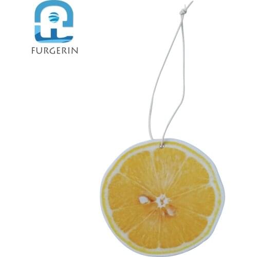 Paper Car Air Freshener Hanging Fruit Scents Home Perfume Lemon/Grapefruit/Orange/Strawberry/Mango
