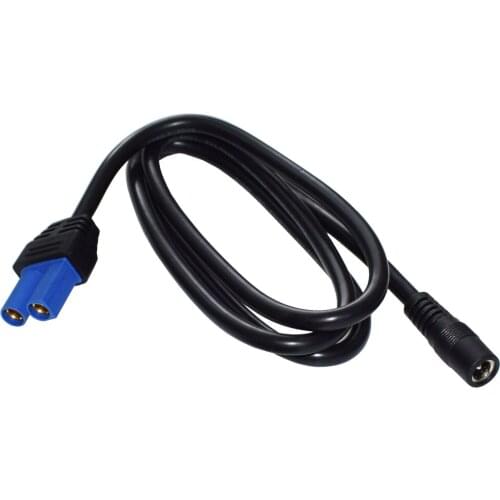 EC5 to DC5521 Coax Adapter Cable for Car Jump Starter Emergency Power 500mm 15AWG EC5 to DC connector