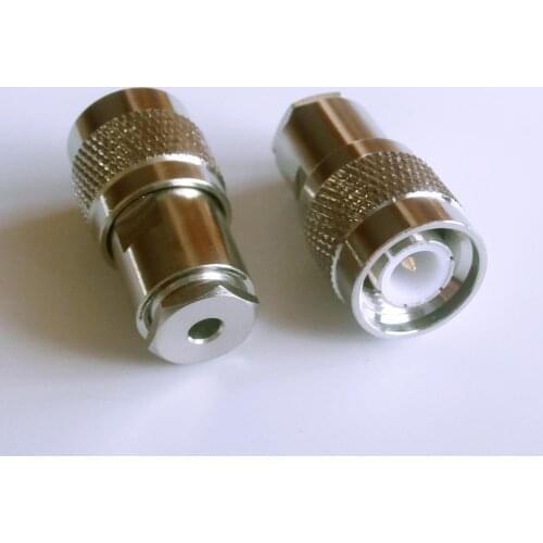 RF Connector TNC Male plug Clamp Solder For RG316 RG174 RG179 LMR100 Cable Straight Nickel Plated Brass Adapters