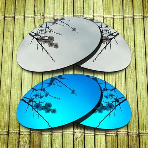 Polarized Replacement Lense For-Oakley Romeo 1 Sunglasses Frame - Chrome & Blue Combine Options