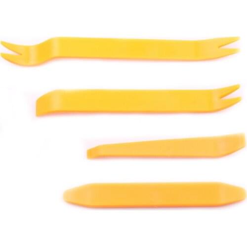 4pcs New Auto Car Audio Door Clip Panel Trim Dash For CD DVD Radio Removal Pry Tool Set Car Panel Removal Refit Tools