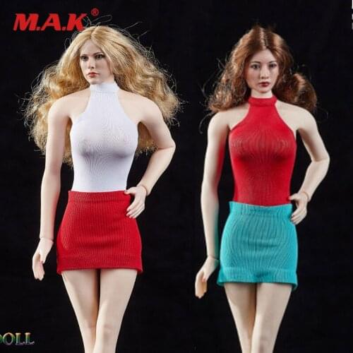 In stock 1/6 summer fresh OL female skirt perspective suit suitable for Lan Su body PH UD LD Fit 12''female body