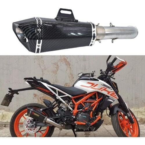 Motorcycle Exhaust Full System For KTM RC390 DUKE 390 DUKE 125 2016-2018 RC 390 with exhaust with db killer