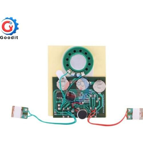 30S Recordable Sound Module Photosensitive Sound Voice Audio Music Recorder Board Chip Programmable Music Module Greeting Card