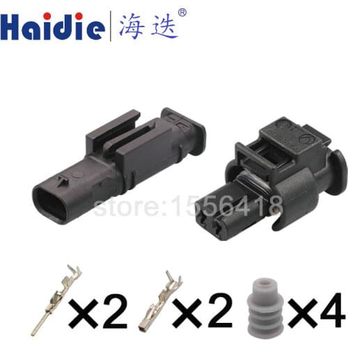 2sets 2pin Auto camshaft solenoid valve plug auto waterproof cable connector 872-857-561