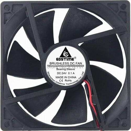 1PCS Gdstime DC 24V 2Pin 9CM 92MM 9225 92 x 92 x 25mm CPU Cooling Fan