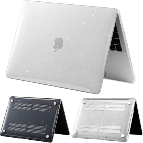 2021 Bling Glitter Laptop Cases for Macbook M1 Pro 13 A2338 Touch Bar for New Mac Book Air Pro Retina 11 12 13 15 16 A2141 A2179