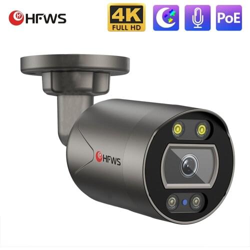 4K HD Poe Camera Kit Nvr 8ch Security Camera System 8MP Ip Video Surveillance Cctv Camera Set