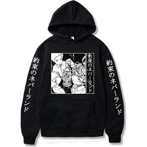 The Promised Neverland Anime Hoodie Norman Yakusoku No Neverland Anime Hoodie Promised Neverland Manga Pullover Sweatshirt Tops