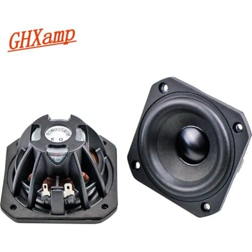 GHXAMP Hifi 3 Inch Car Speaker Neodymium Magnet Full Range Loudspeaker 8Ohm 20W Refit 2.0 Bookshelf Audio Diy 2pcs