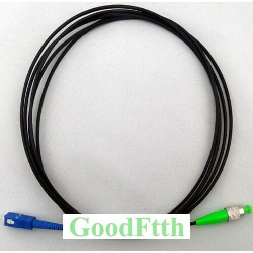 Drop Cable Patch Cord SC/UPC-FC/APC SM G657a Black LSZH 3X2mm 1 core GoodFtth 100-500m