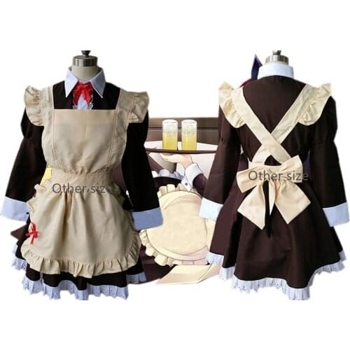Anime Oreimo Cosplay Maid Costume Long Sleeve Skirt Suit Anime Lolita Maid Dress Skirt
