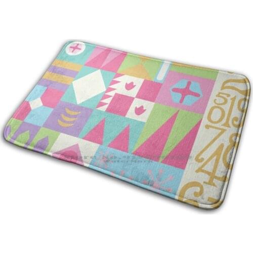 Small World Mat Rug Carpet Anti - Slip Bedroom Entrance Door Mat Its A Small World Small World After All Rides Attractions Mary