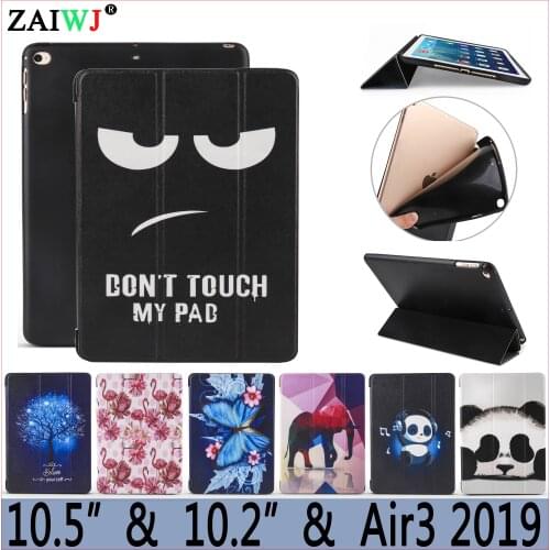 New Case for Apple iPad 10.2 inch 7th generation retina Cover for Air 3 Pro 10.5 Smart sleep wake PU leather TPU silicone shell