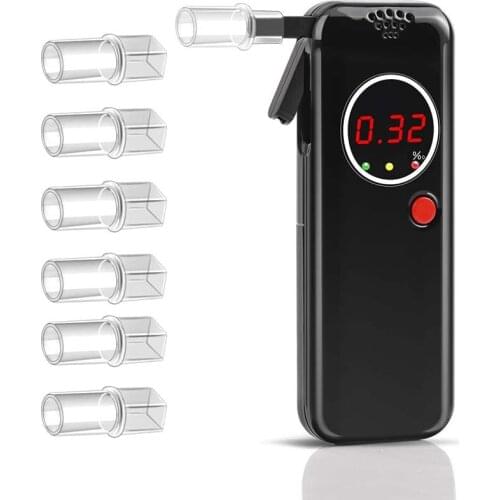 New Handheld Professional Alcohol Breath Tester Breathalyzer Analyzer Detector Test Breathalizer Breathalyser Device LCD Screen