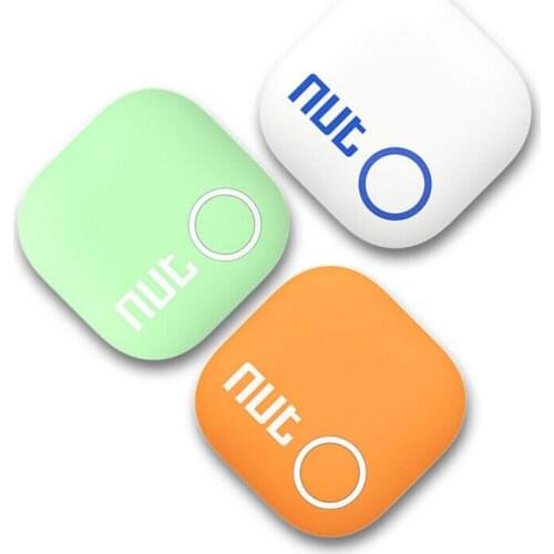 Whole Sale 20pcs/lot Nut 2 Smart Mini Tag Bluetooth Child Pet Key GPS Finder Locator Tracker Alarm 3 colors with straps