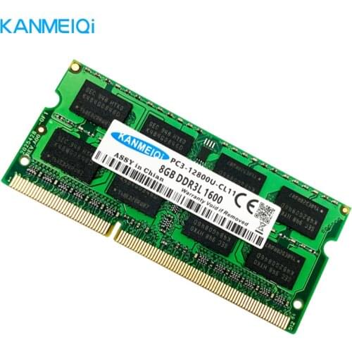 KANMEIQi DDR3 4GB 8GB Notebook RAM DDR3L 1333/1600MHZ 1.35v 204pin Laptop Memory SO-dimm New 2G 1.5V