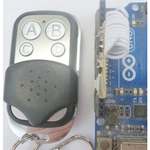 433Mhz UNO Wireless Decoding Kit 5V RF Remote Control + EV1527 Keyfob for Arduino Mega2560 DUE