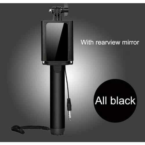 Luxury Mirror Tripod for iPhone 6 Plus Universal Para Selfie For Samsung Android IOS Back/Front Camera Para Selfie