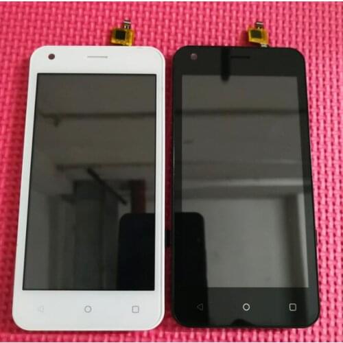 With frame for FLY FS 454 Touch Screen + LCD Display Panel Sensor Glass Touch screen For FLY FS454 Nimbus 8 Digitizer