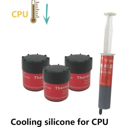 Syringe DRG102 Thermal Compound Paste Heat Sink Paste CPU Silicone Plaster with good thermal conduction Silver for All Coolers