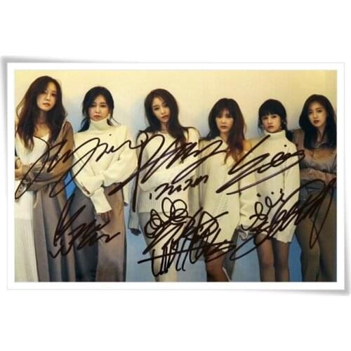 T-ARA TARA autographed signed group photo TIAMO 4*6 inches new korean feeshipping 11.2016 01