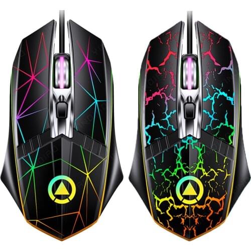 USB Optical Gaming Mouse For Bloody A70 A90 2400DPI Colorful Glare Wired Gaming Mice Professional Gamer Mouce for PC Laptop