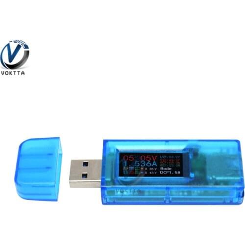 24 in 1 USB Tester QC3.0 Digital Display Voltage Current Capacity Watt Resistance Monitor Quick Charger with PowerOff Protection