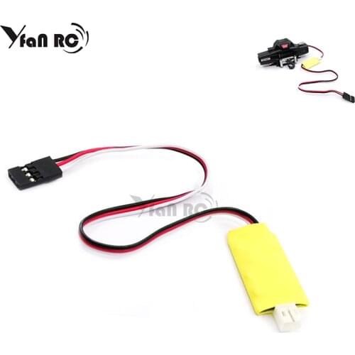 Yfan rc 1 pcs RC car winch CH3 control line panel for 1/10 RC tracker axial car SCX10 TRX4 TAMIYA CC01 MST CFX